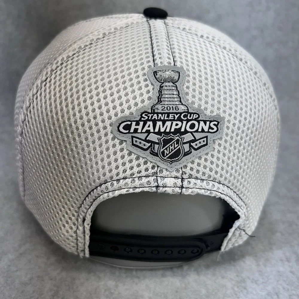 Pittsburgh Penguins 2016 Stanley Cup Champions 47 Brand Mesh Snapback Hat Cap